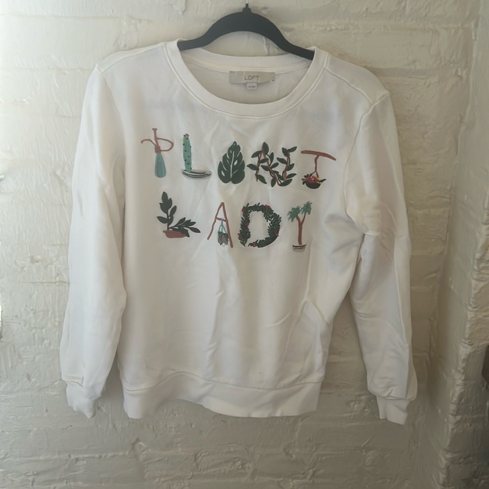 LOFT Plant Lady Sweatshirt